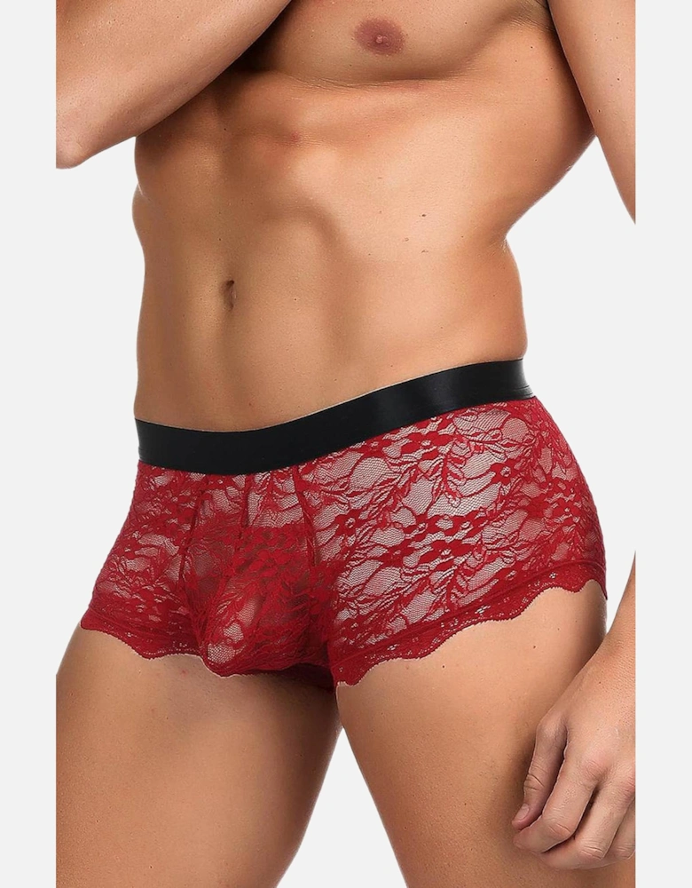 Luxury Bra Lace Satin by Women - Redblack Panties