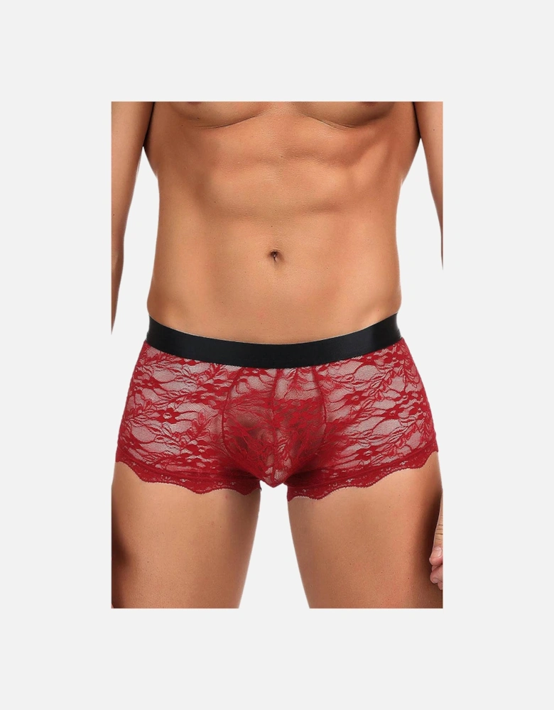 Luxury Bra Lace Satin by Women - Redblack Panties