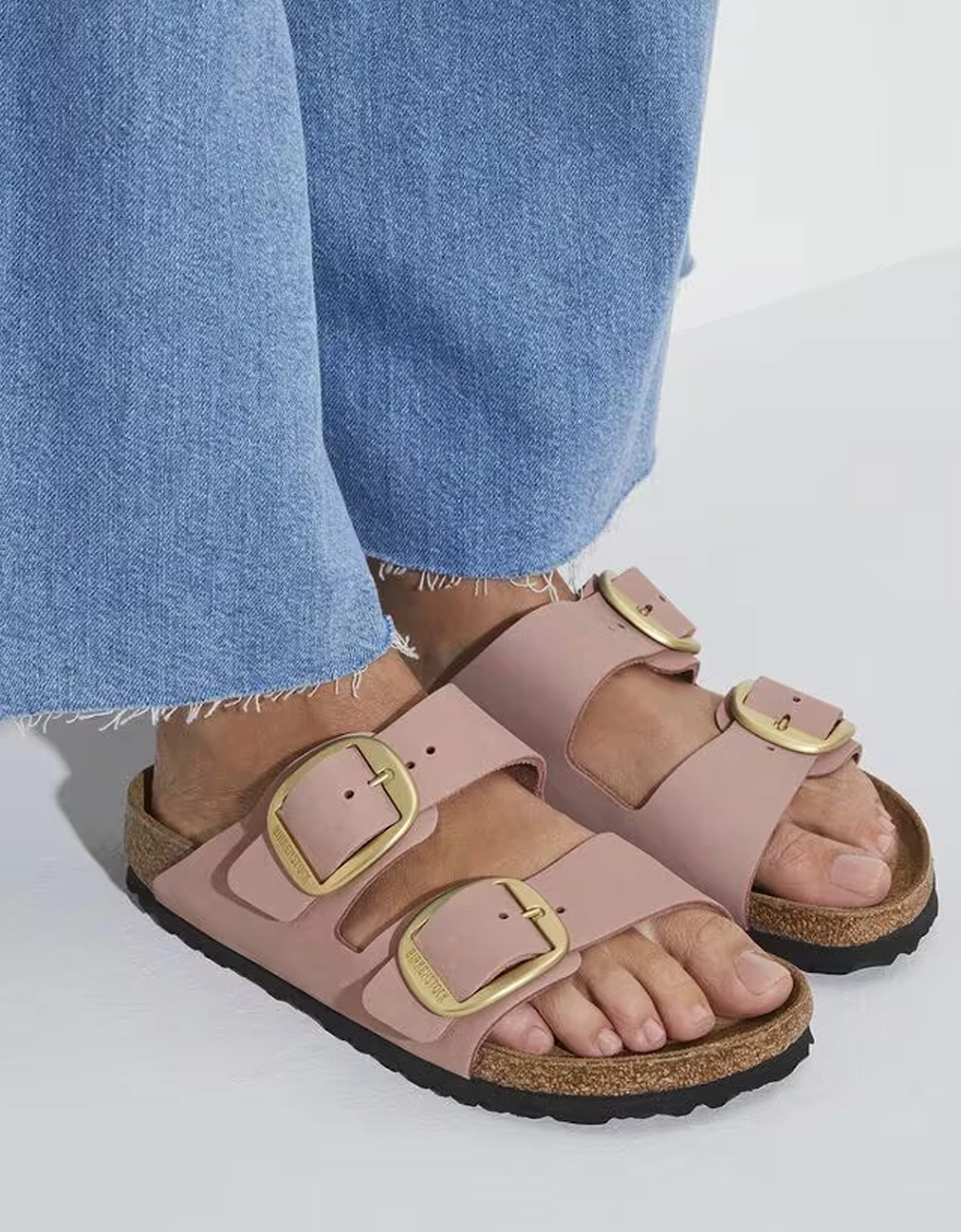 Birkenstock Women's Arizona Big Buckle Nubuck Leather Old Rose