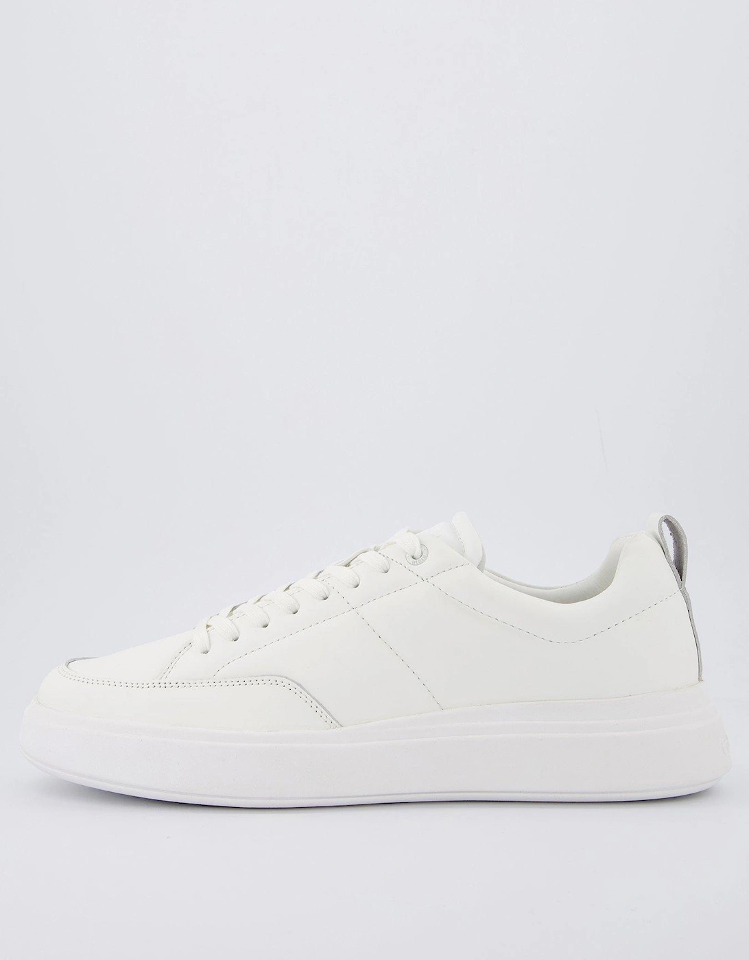 Low Top Lace Up Basket Pump Trainer - White, 2 of 1