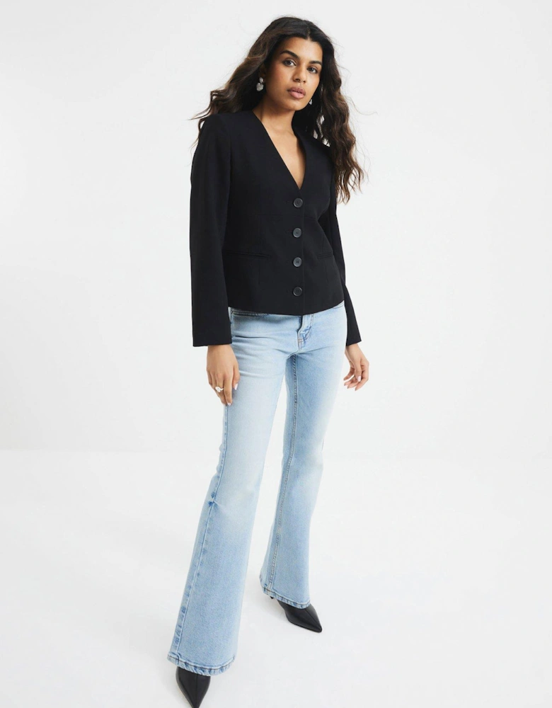 Petite Bootcut Mid Rise Jeans