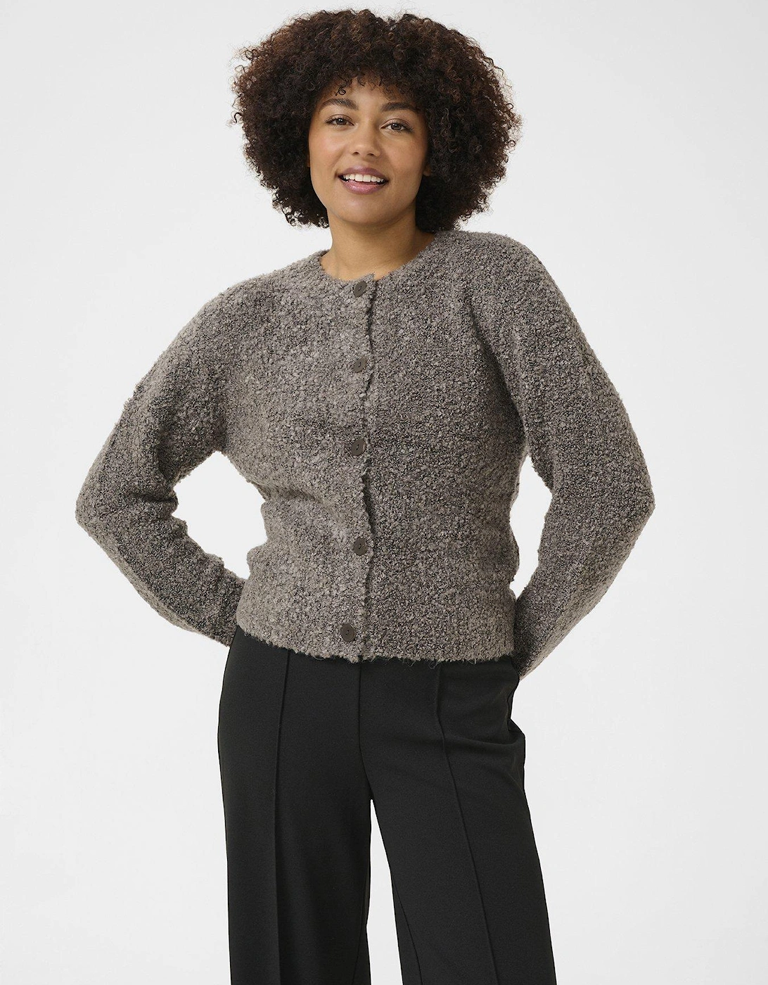 Babbette Cardigan - Grey, 2 of 1