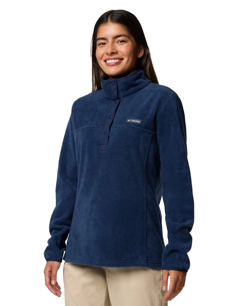 Womens Benton Springs 1/2 Snap Pull Over Fleece - Blue