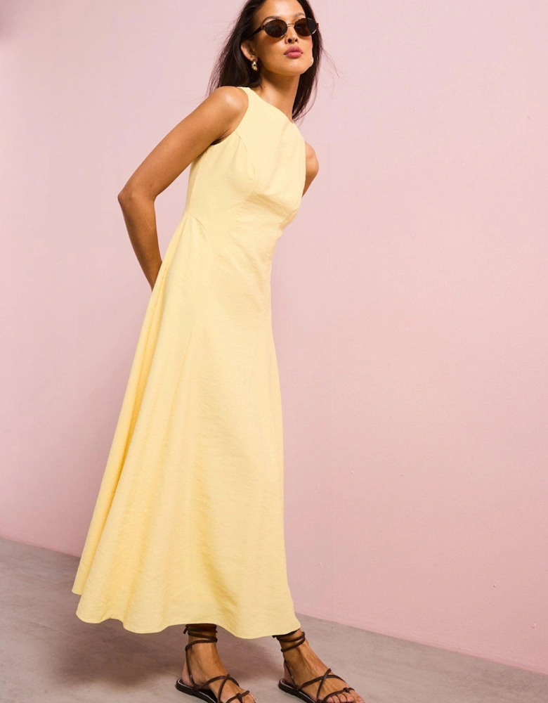 Reign Midi Dress - Yellow