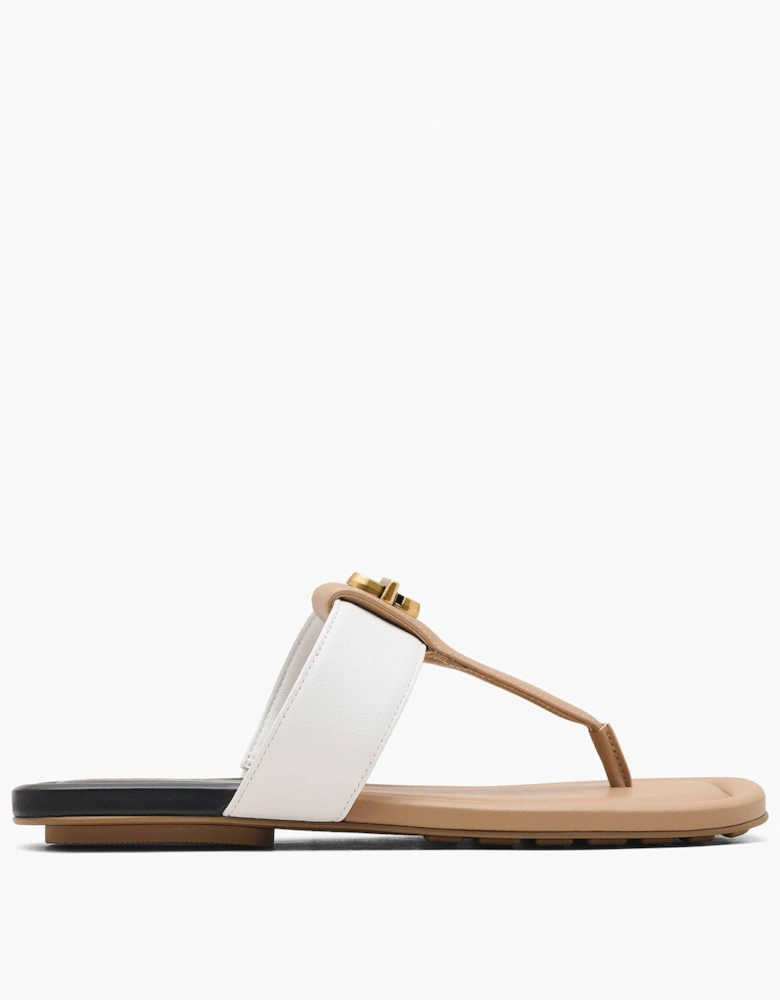 The Dual T Sandals - Brown