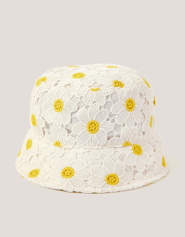 Girls Daisy Bucket Hat - Multi