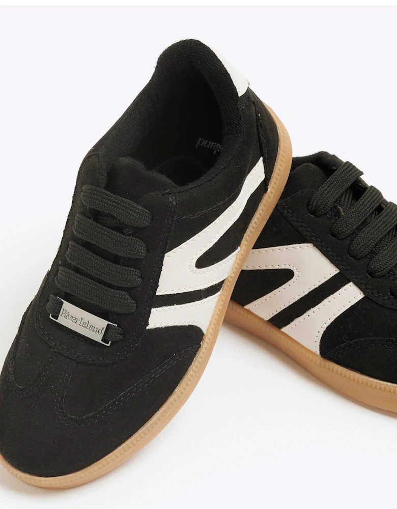 Unisex Lace Up Trainers - Black