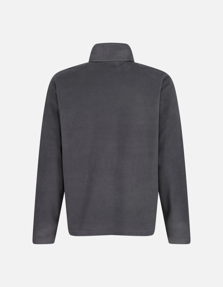 Mens Micro Zip Neck Fleece Top