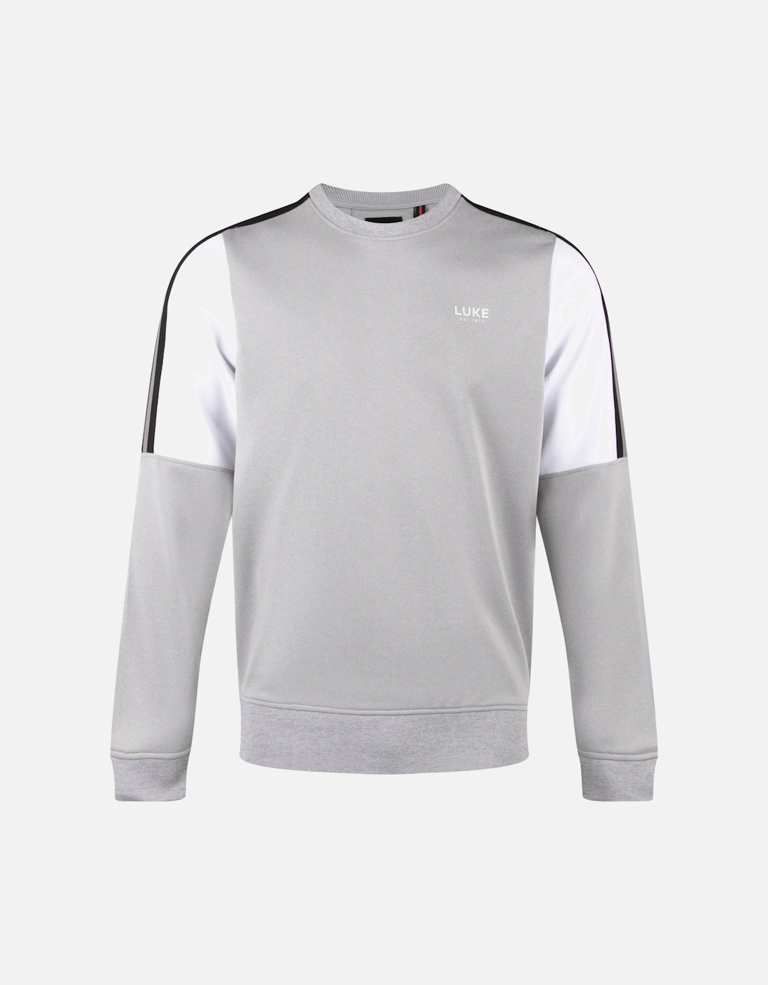 Daintree Colour Block Sweatshirt - Grey / White, 5 of 4