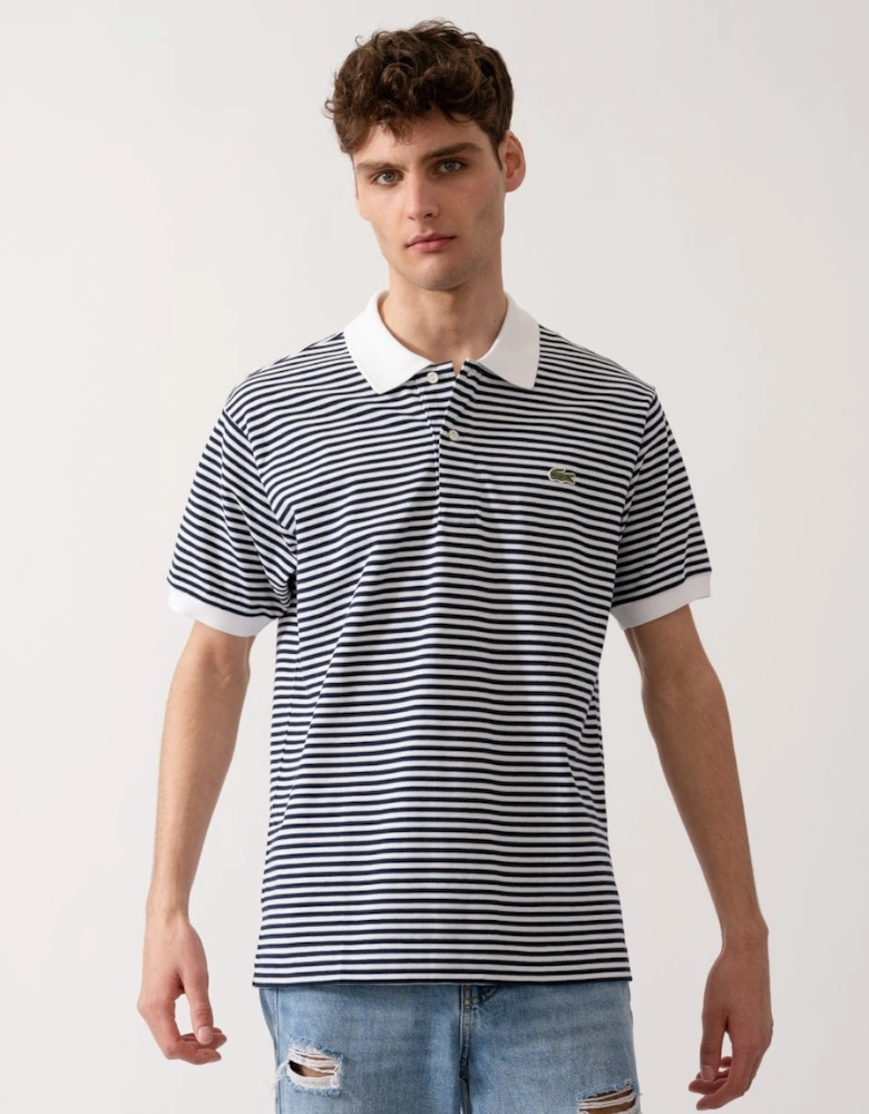 Striped Mens Polo Shirt