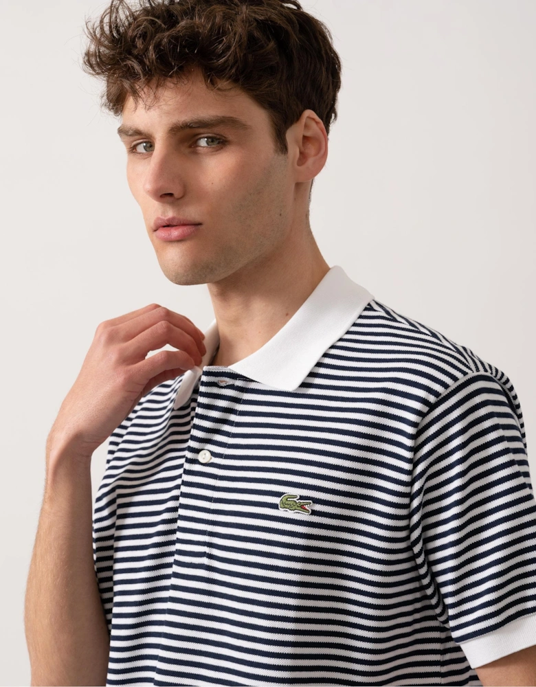 Striped Mens Polo Shirt