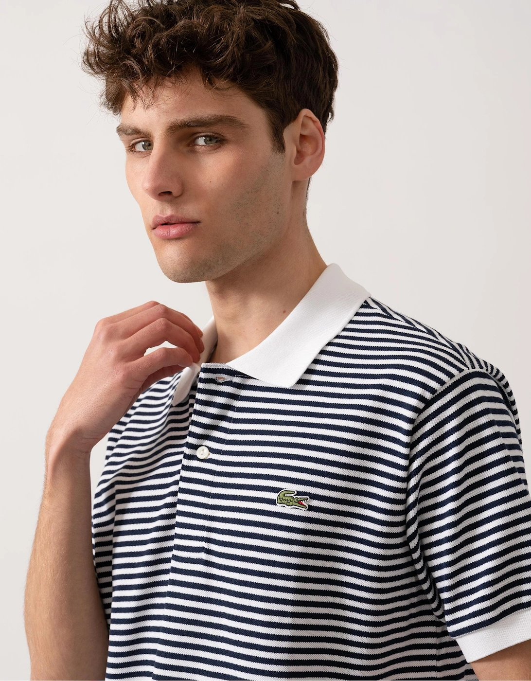 Striped Mens Polo Shirt