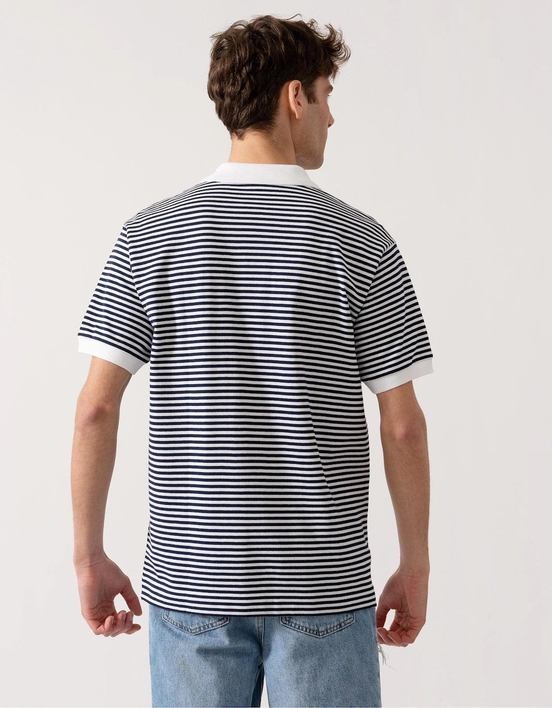 Striped Mens Polo Shirt