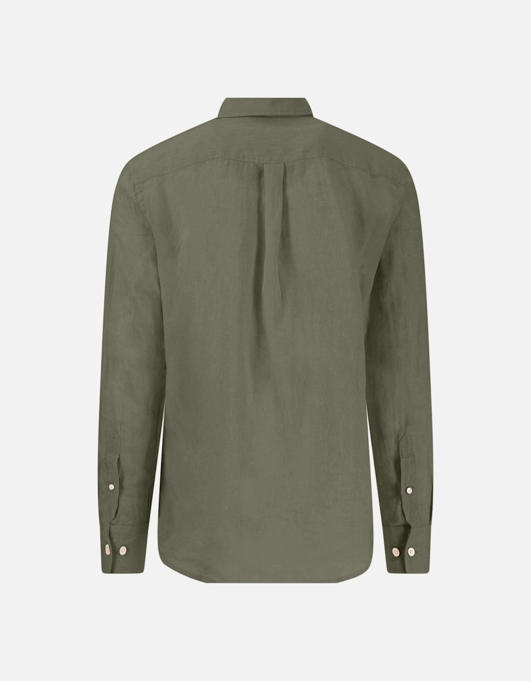 Fynch-Hatton Premium Linen Shirt Olive