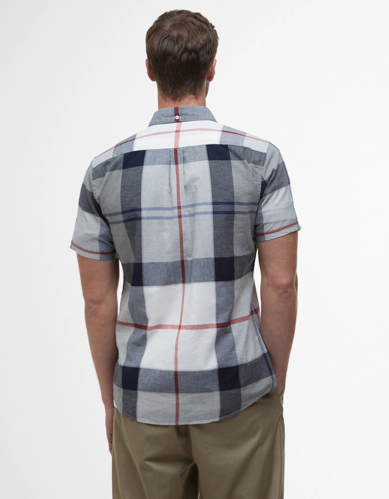 Doughill Short Sleeve Tartan Shirt - Bleached Pine