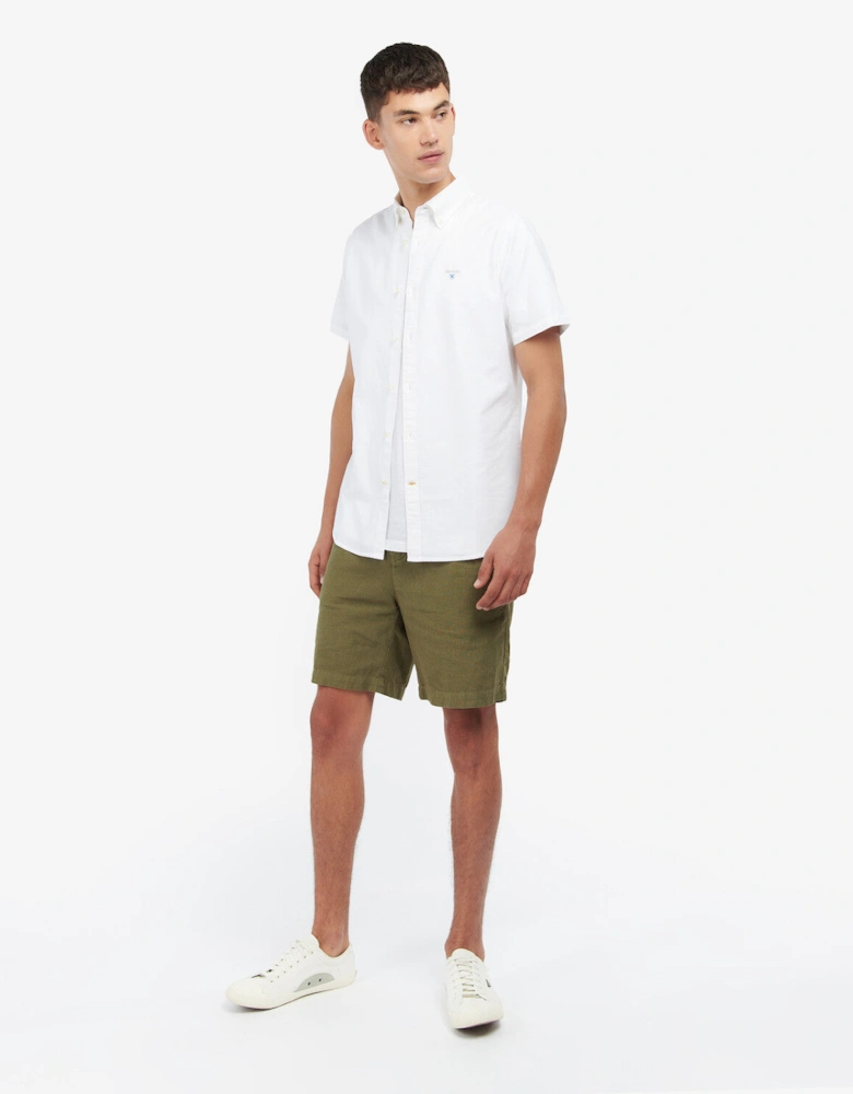 Oxtown S/S Tailored Shirt - White