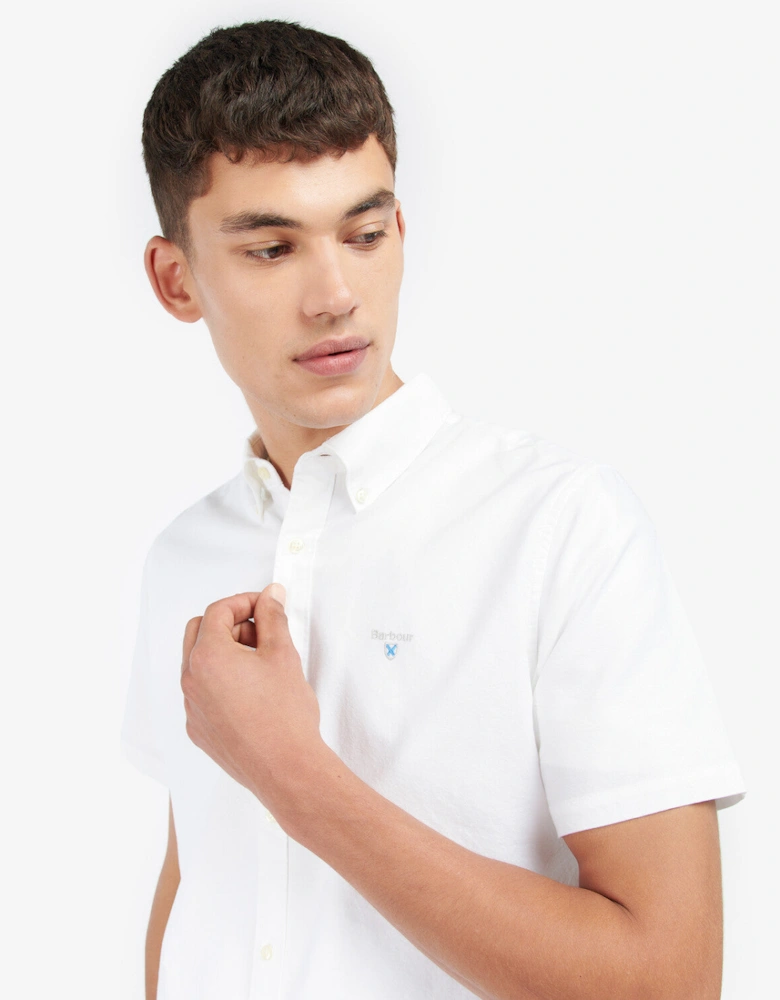 Oxtown S/S Tailored Shirt - White