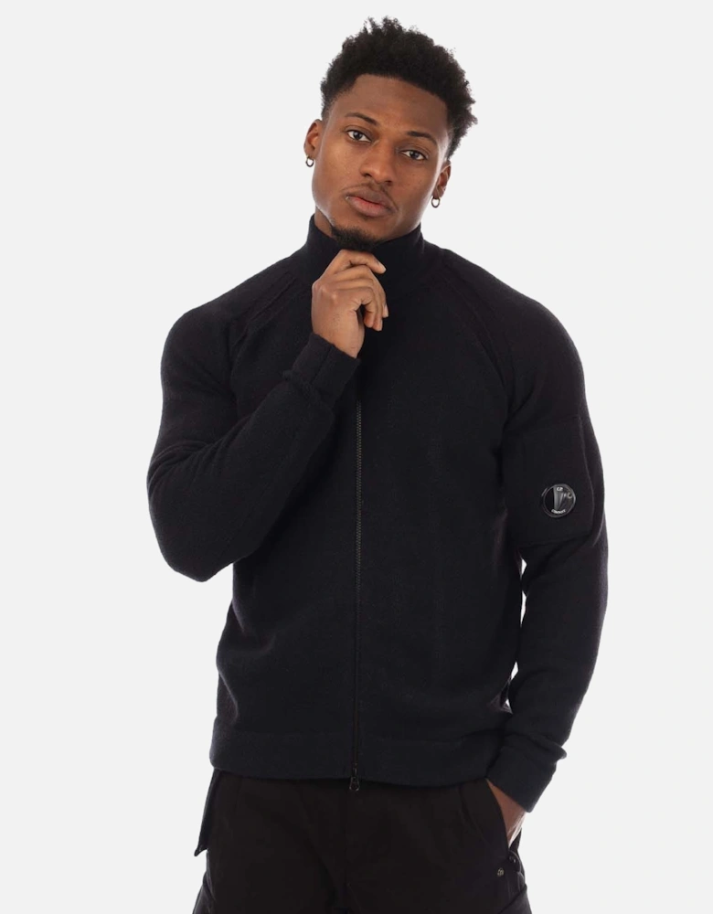 Lens Full-Zip Cardigan