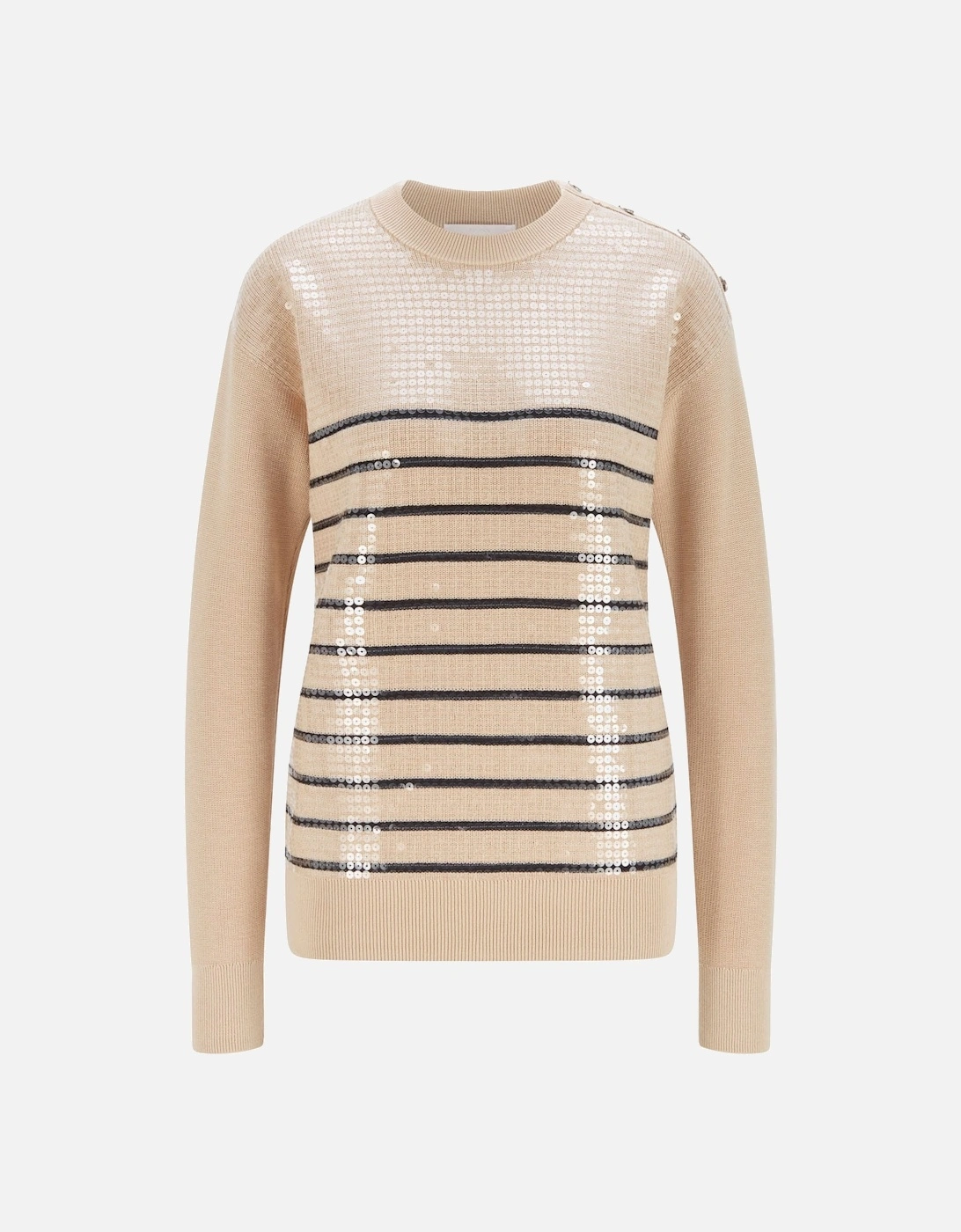 Farryn Stripe Sequin Sweater, 3 of 2