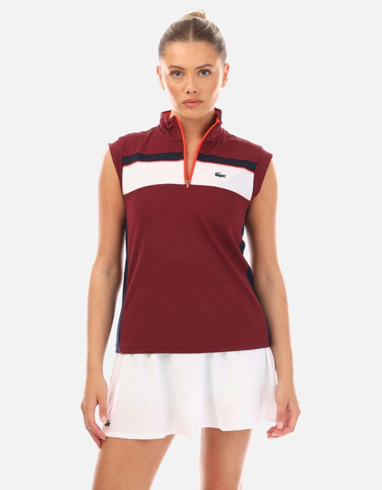 Contrast Ripstop Piqué Tennis Polo Shirt