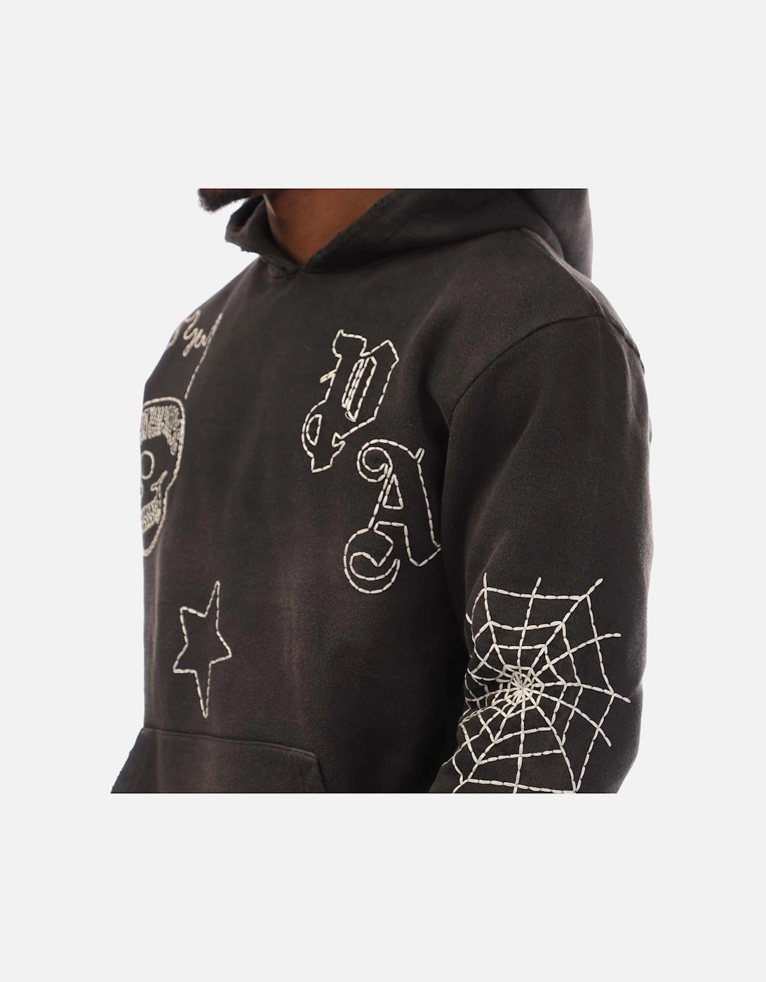 Garment Dye Embroidered Hoodie