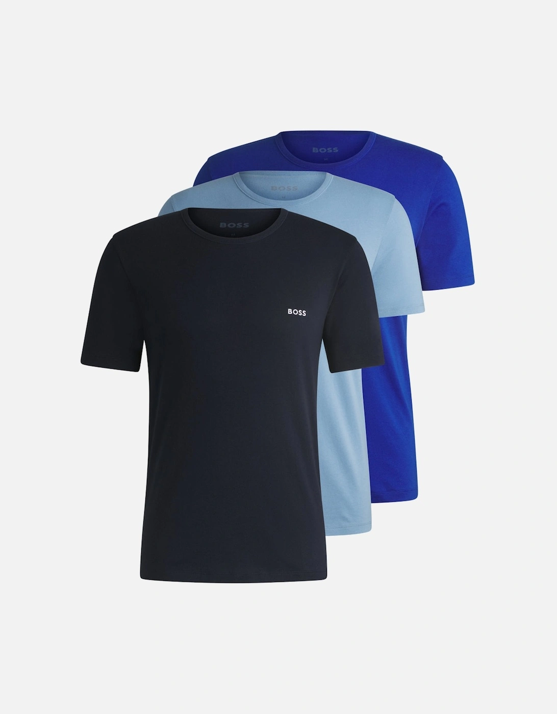 3-Pack Classic T-Shirts, Blue, 2 of 1