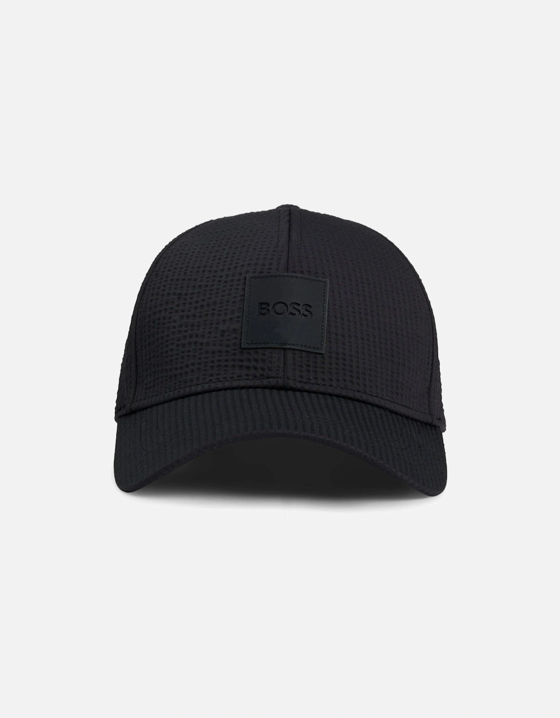 Zedd Seersucker Baseball Cap, Black, 2 of 1