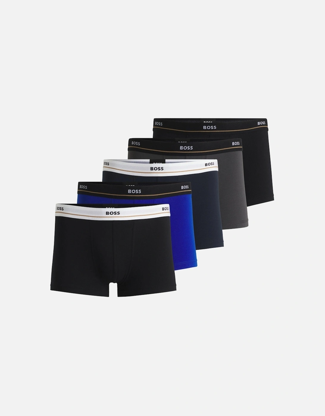 5-Pack Essentials Boxer Trunks, Multi, 2 of 1