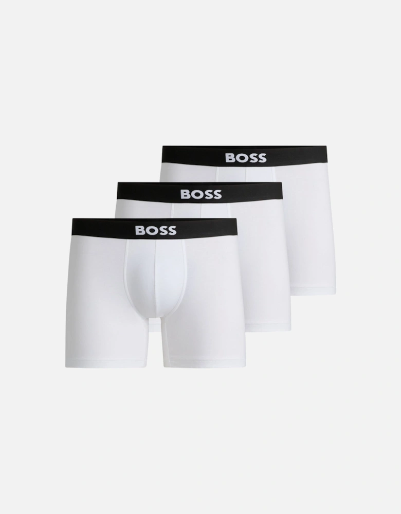 3-Pack BOSS ONE Boxer Briefs, White