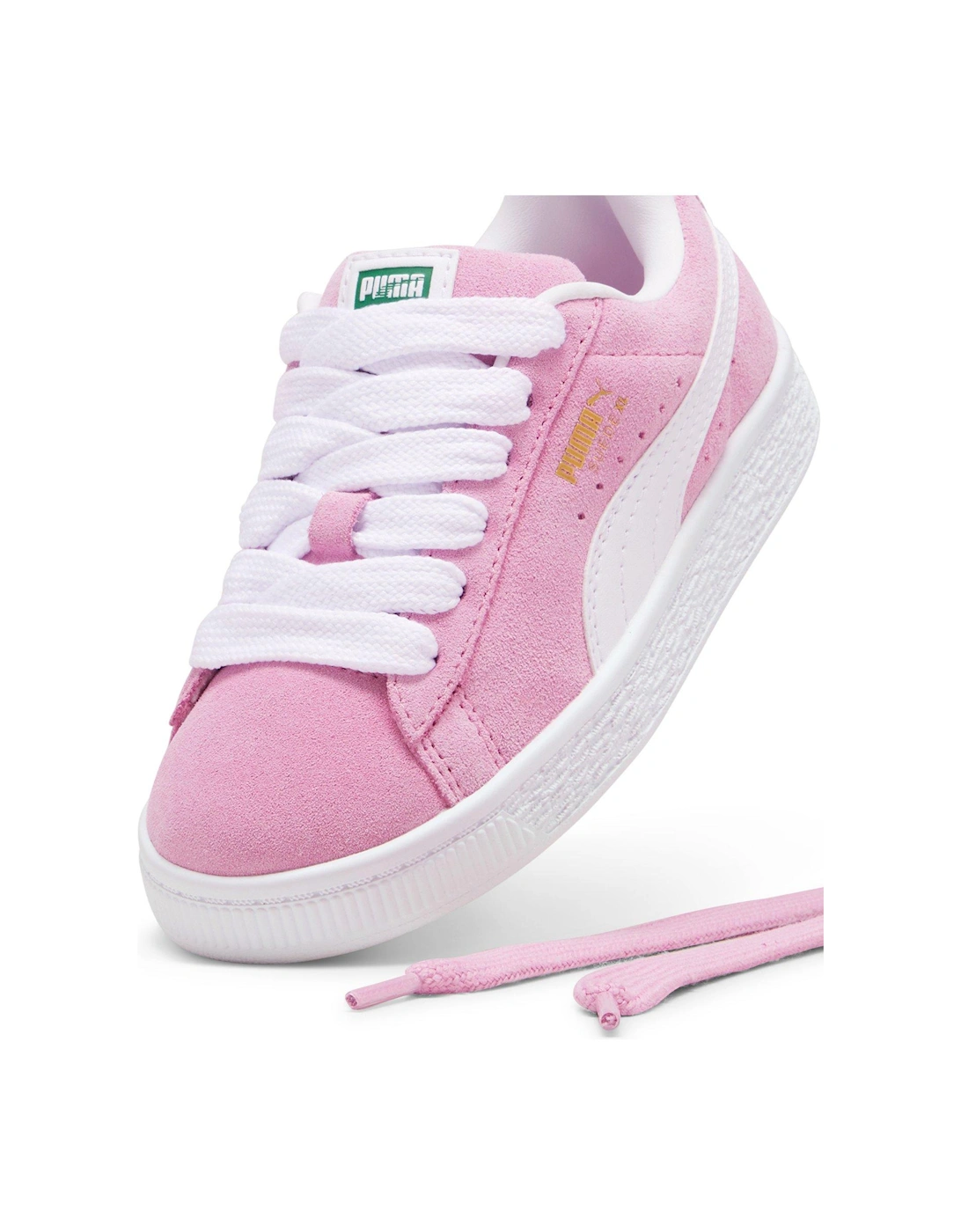 Kids Unisex Suede Xl - Pink