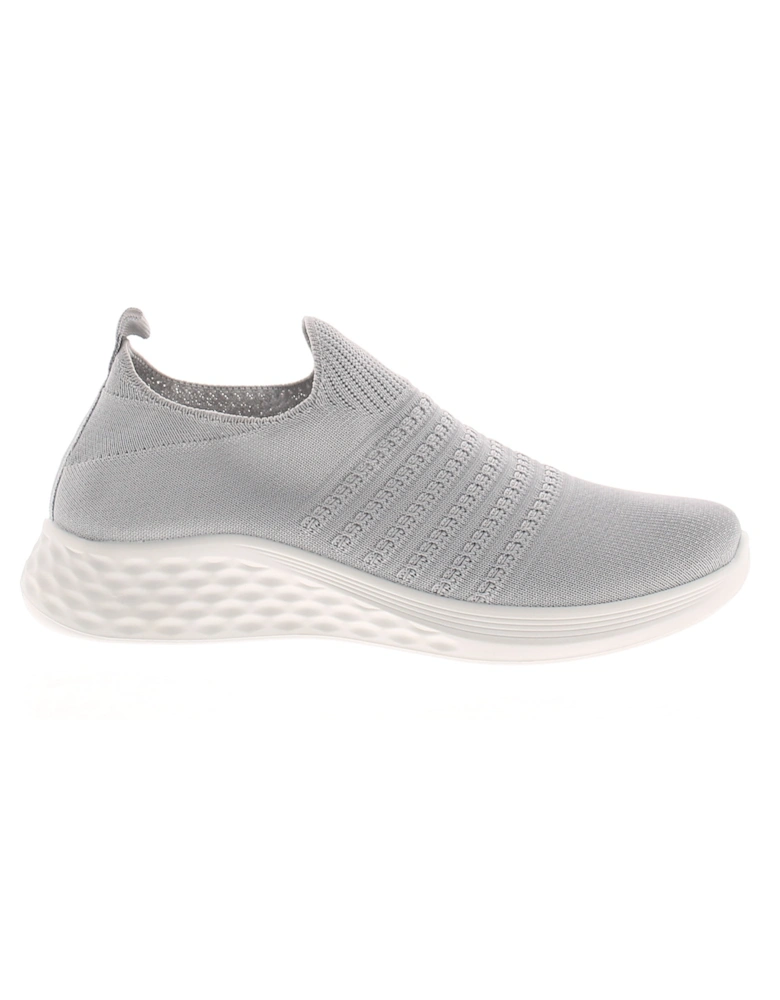 Womens Slip On Trainers Maeve Chunky Lightweight Grey UK Size