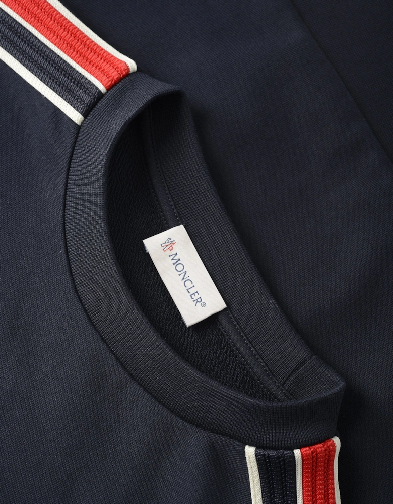 Kids Stripe Sweatshirt Navy