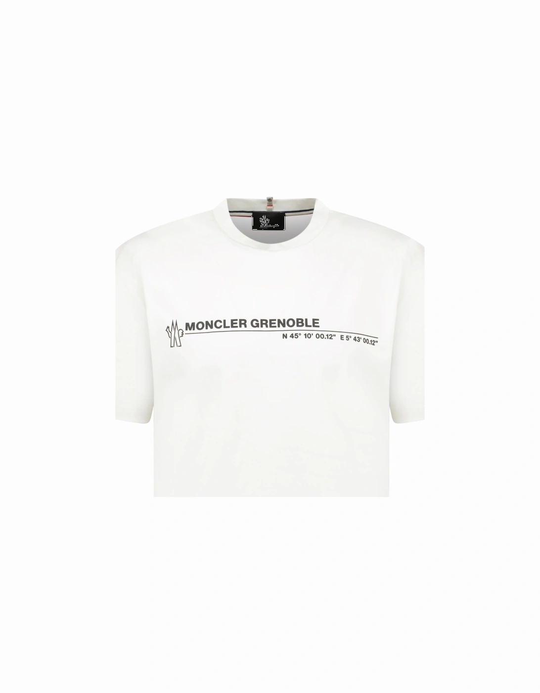 Grenoble Logo Cotton Jersey T-Shirt in White