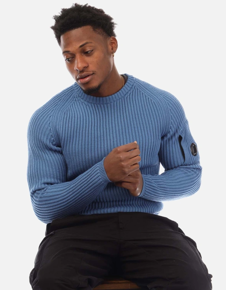 Ribbed Crewneck Sweater