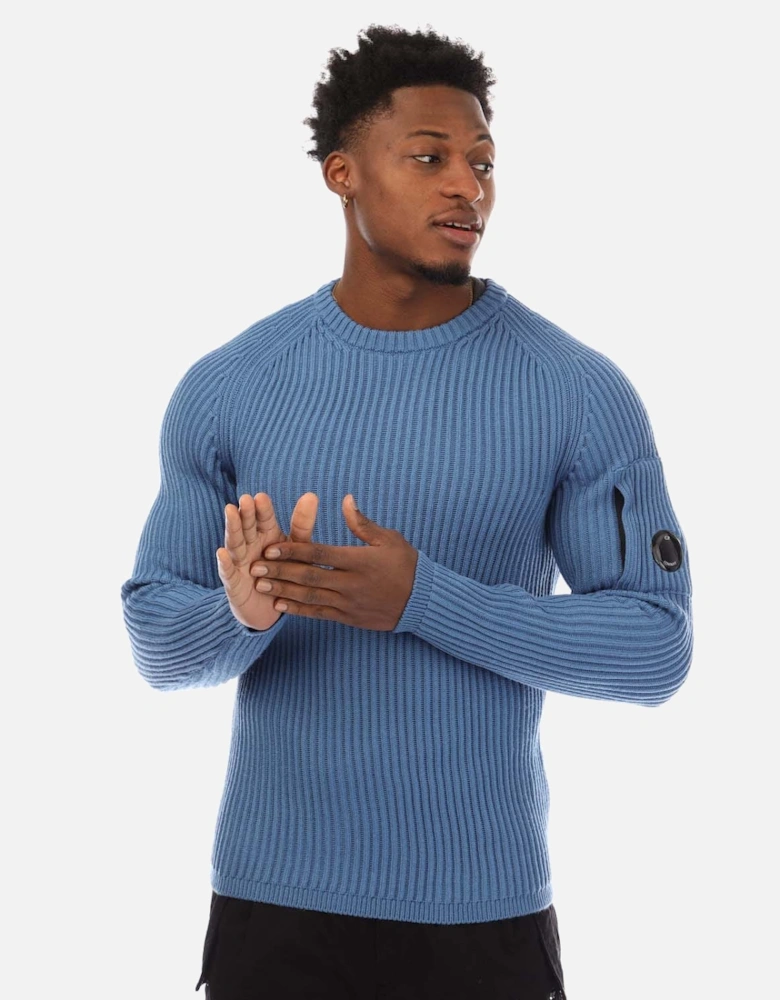 Ribbed Crewneck Sweater