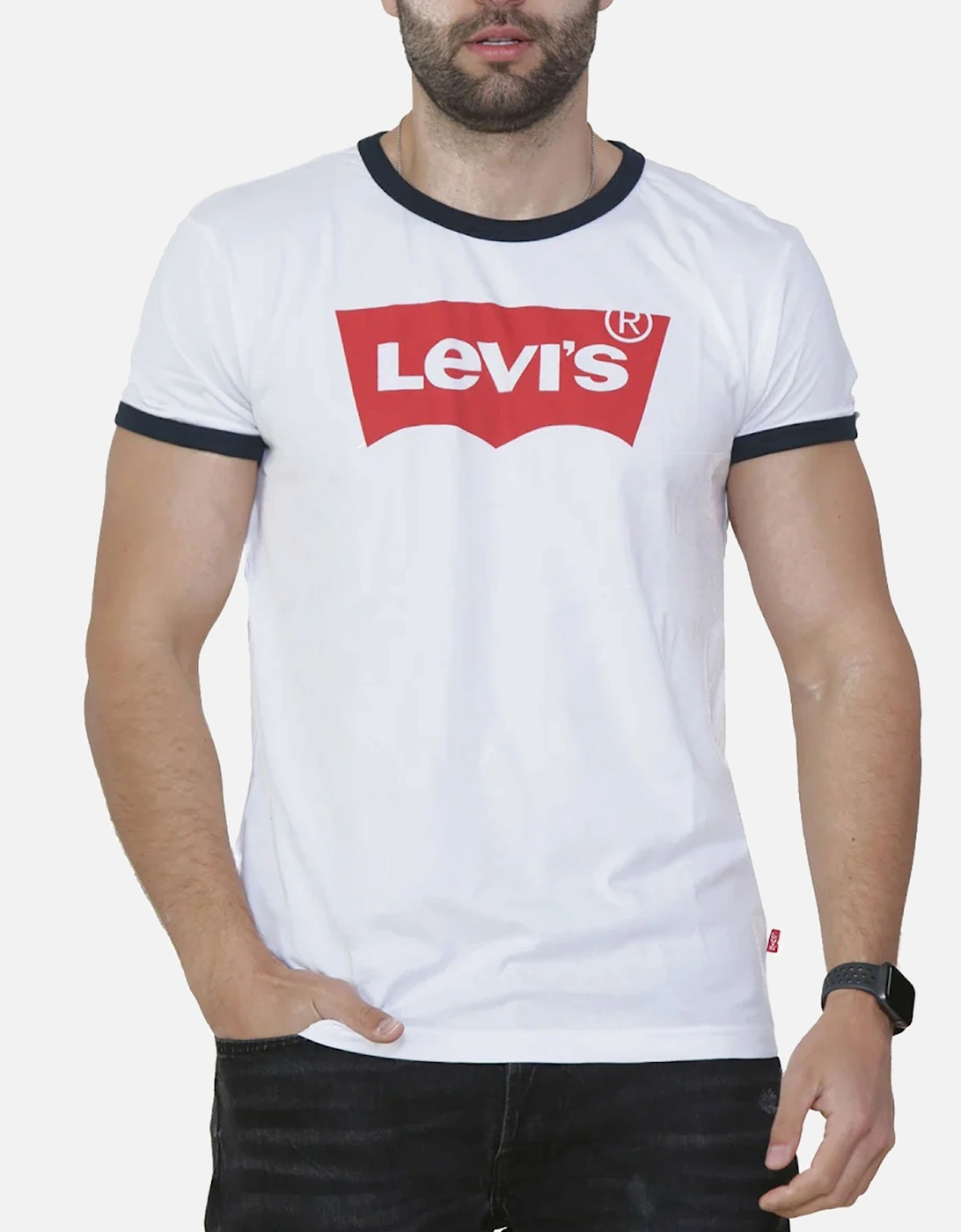 Levis Mens T Shirt Casual Cotton Summer T Shirt Short Sleeve Crew Neck New, 5 of 4