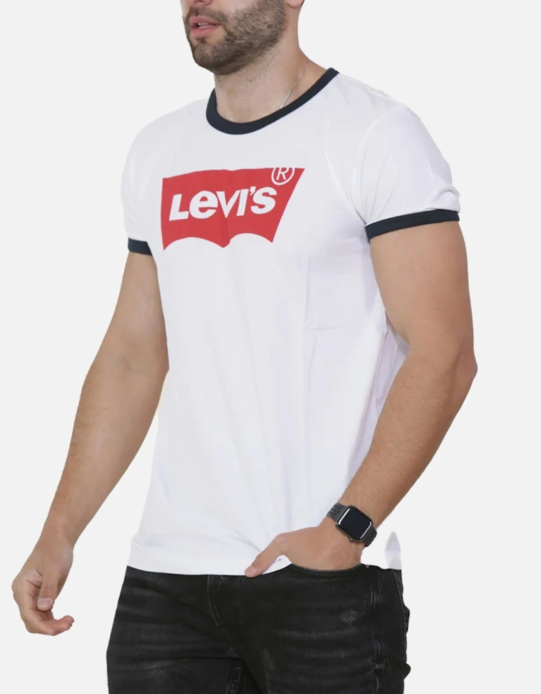 Levis Mens T Shirt Casual Cotton Summer T Shirt Short Sleeve Crew Neck New