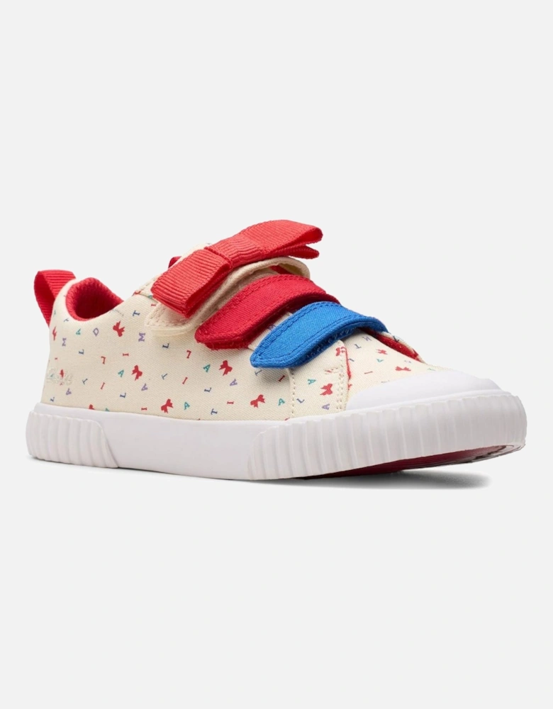 RD Foxing Bow K Girls Canvas Shoes