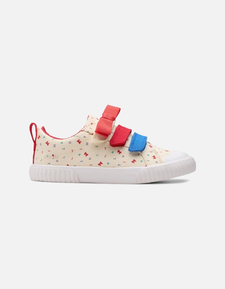 RD Foxing Bow K Girls Canvas Shoes