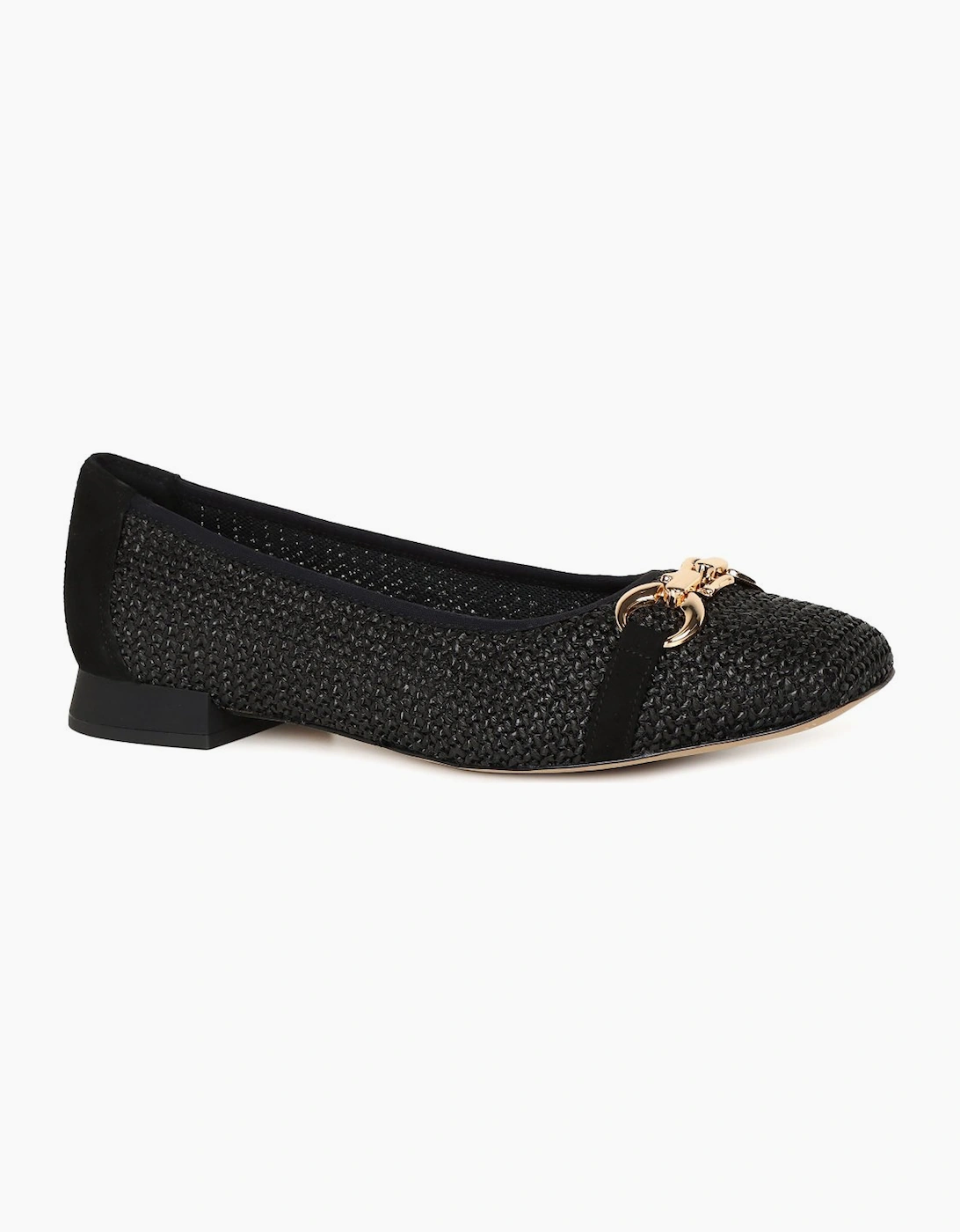 Caprice Women's Black Tour Ballet Pumps  6.5 Size 6.5