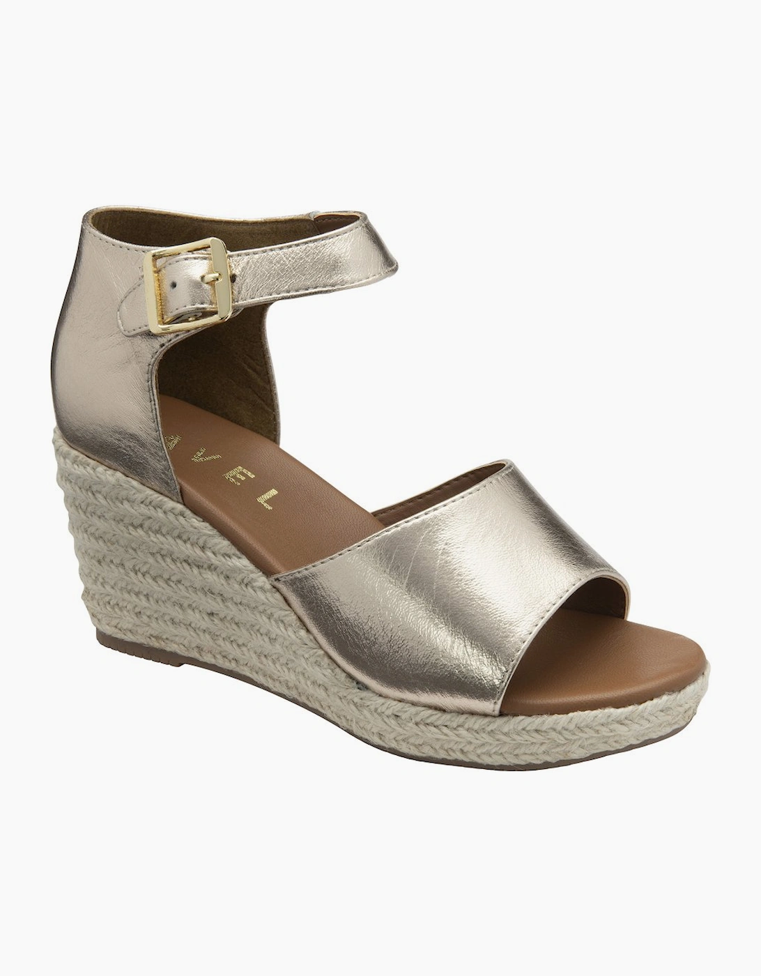 Ravel Women's Belby Womens Wedge Sandals - Silver - Size: 5