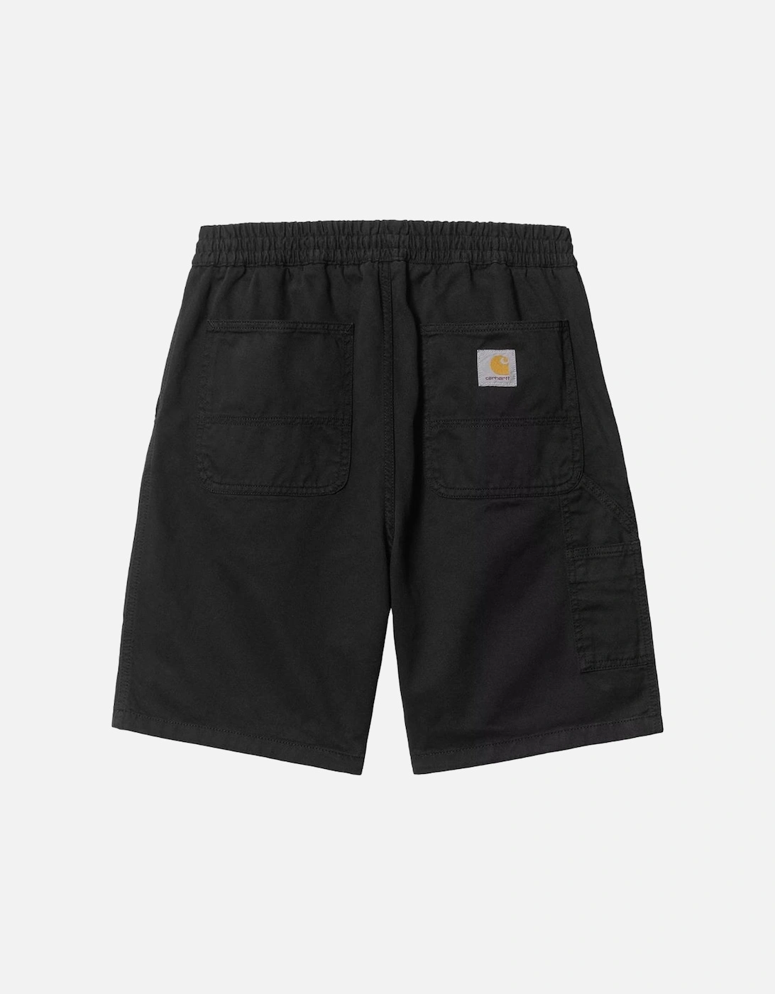 Flint Short 'Moraga Twill' - Black Garment Dyed