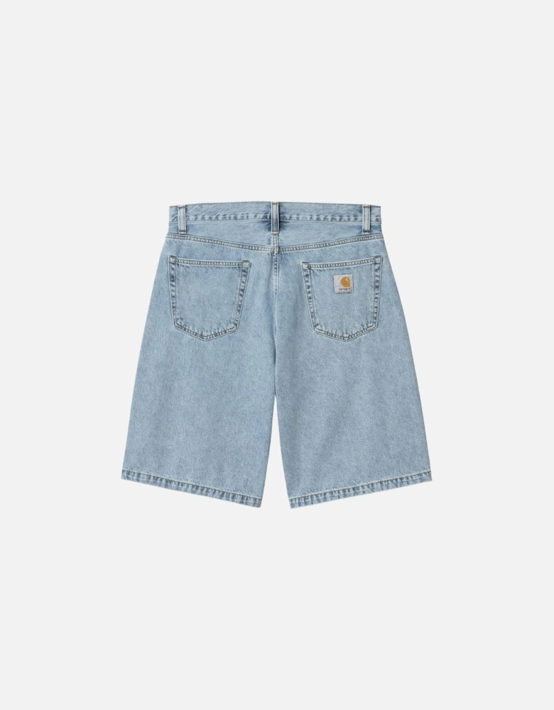 Landon Short 'Robertson' Denim - Blue Bleached