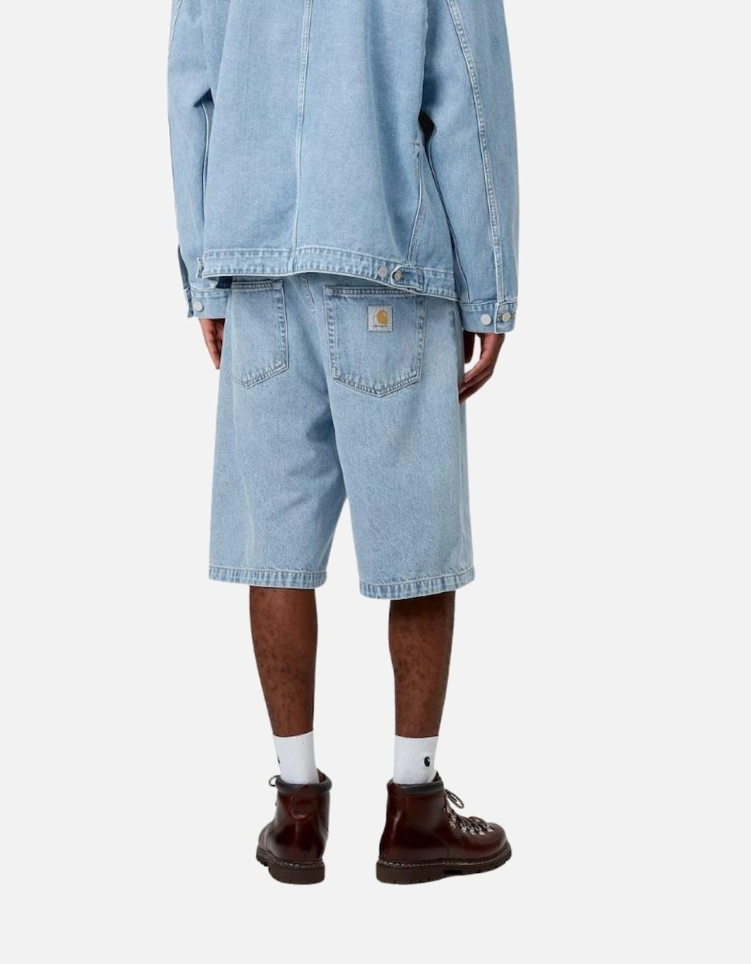 Landon Short 'Robertson' Denim - Blue Bleached