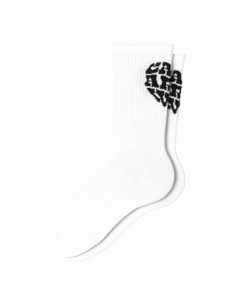 Carhartt Heartbreaker Socks - White/Black