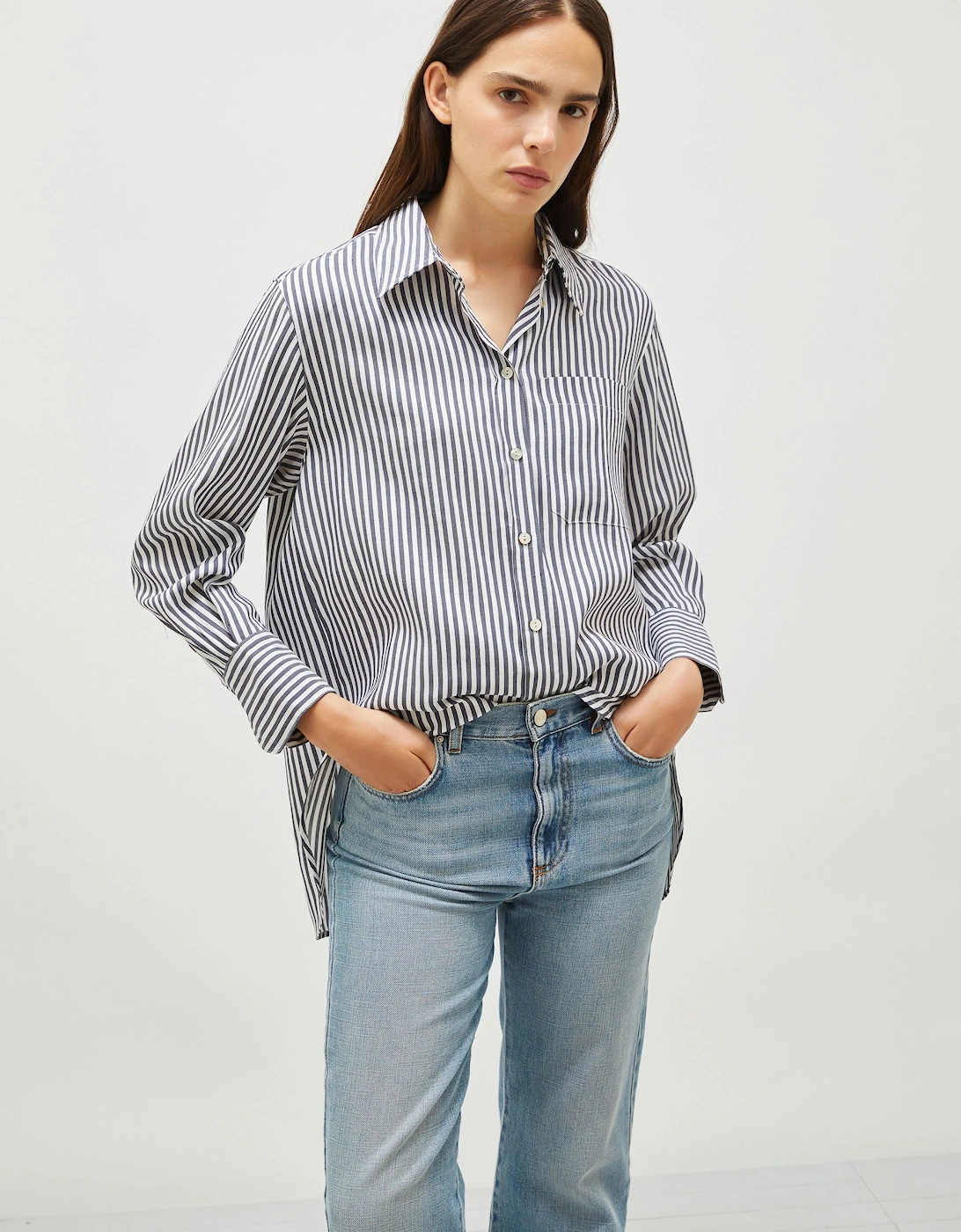 Marella Women's Ines Shirt - Navy - Size: 10