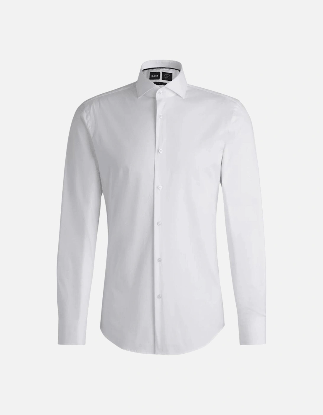 P-Hank-Spread Slim Fit White Shirt, 4 of 3