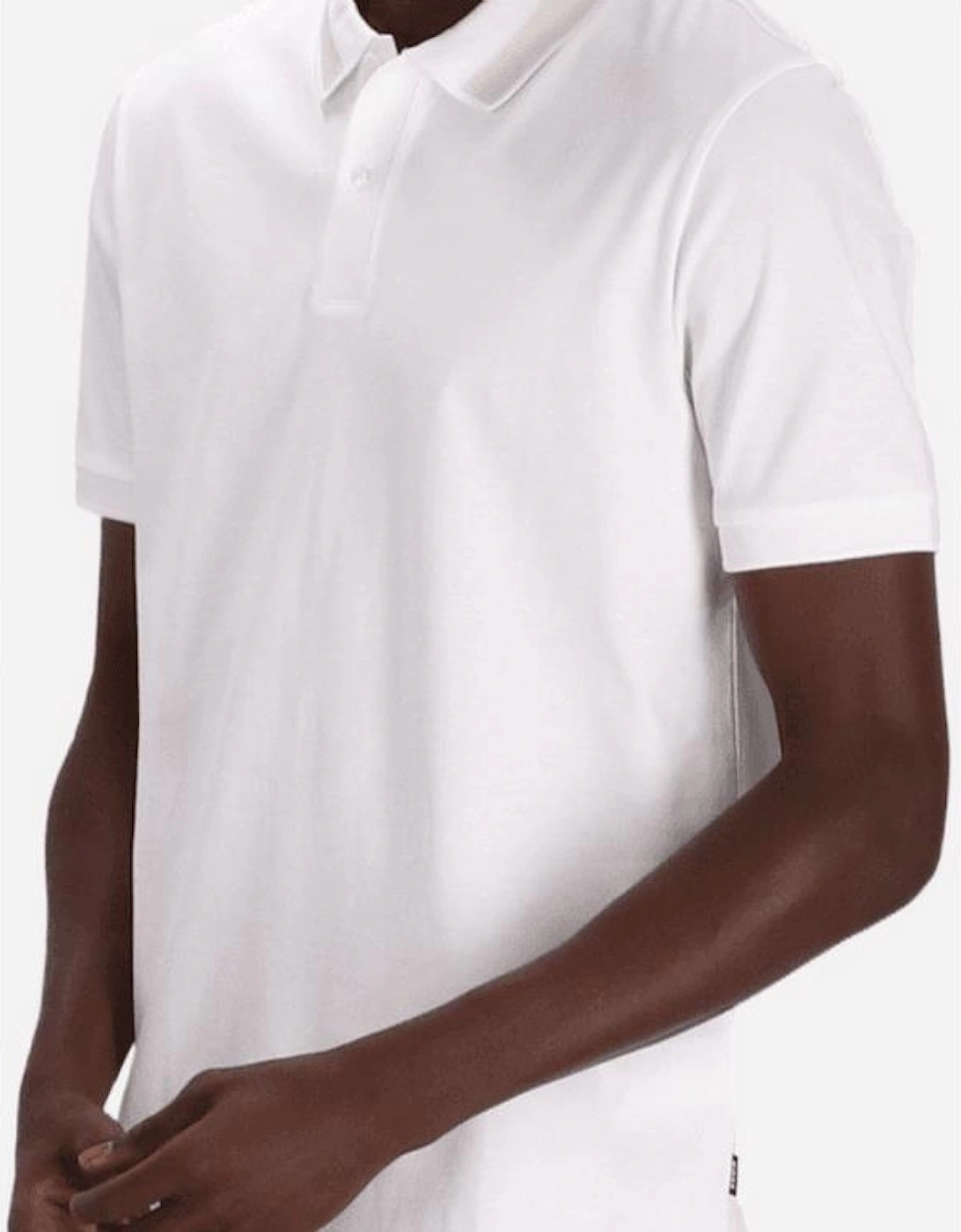 H-Phillipson Slim Fit White Polo Shirt