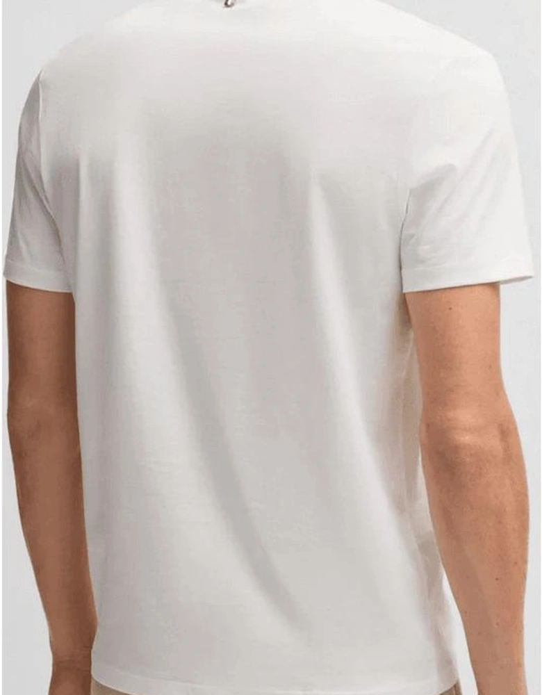 Tessler 150 Slim Fit White T-Shirt