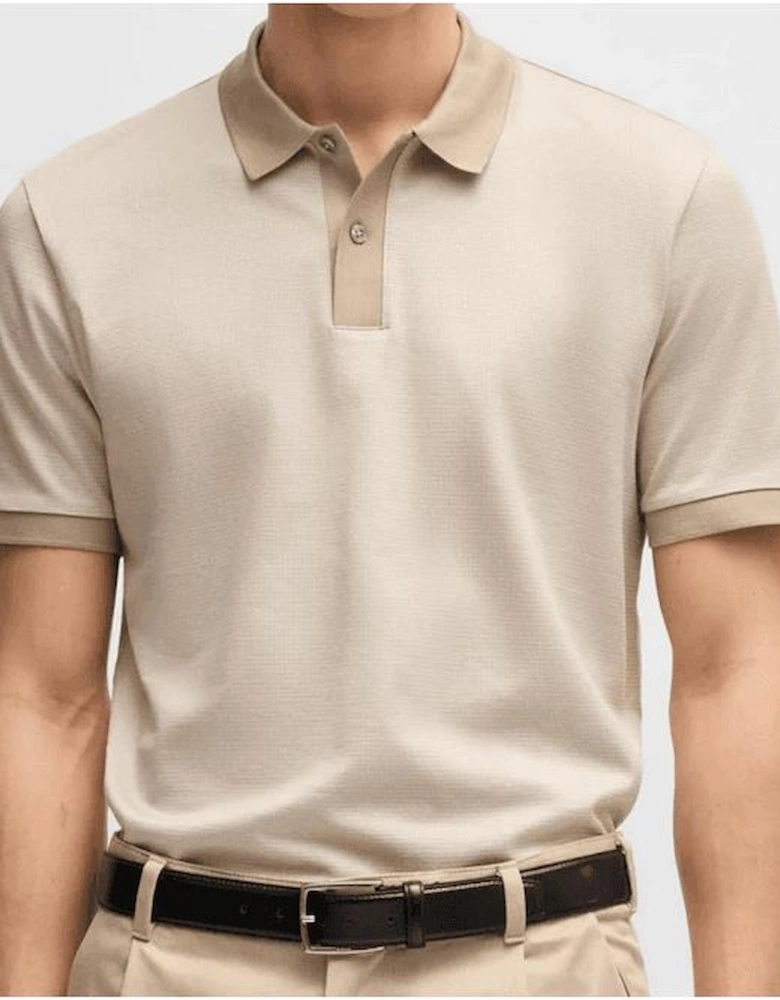 H-Parlay Regular Fit Beige Polo Shirt